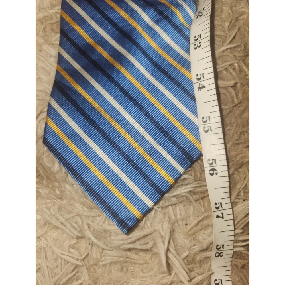 Rooster‎ 100% Silk Tie Blend Multicolor Diagonal Stripes